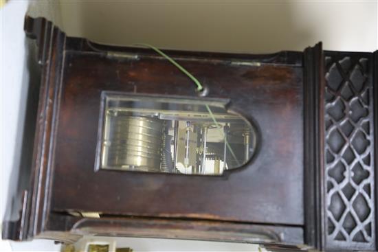 Charles Gillespie of Dublin. A George III quarter repeating bracket clock, height 15.5in.